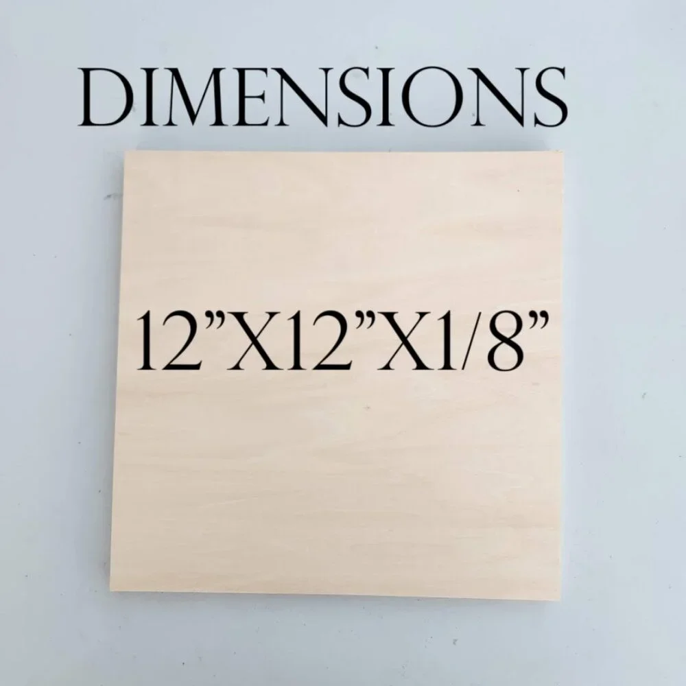 5 Pack Basswood Sheets 12
